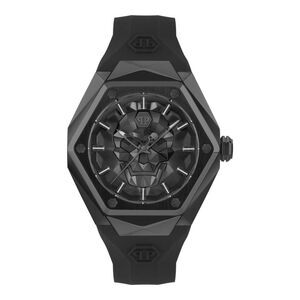 Philipp Plein The $kull Spikes Silicone Watch Black Mens